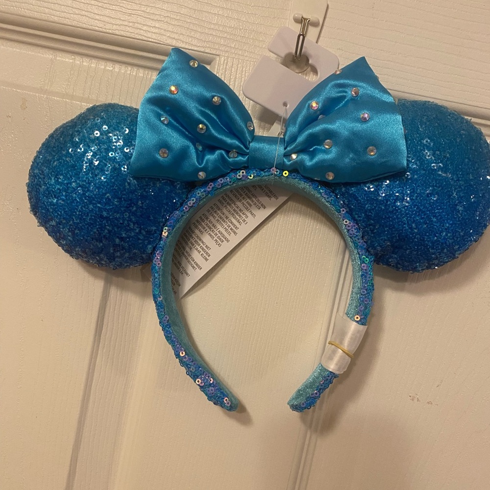Sparkly Blue Disney Ears